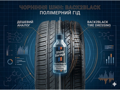 Чернение резины: Shiny Garage Back2Black Polymer Tire Dressing против дешевых аналогов