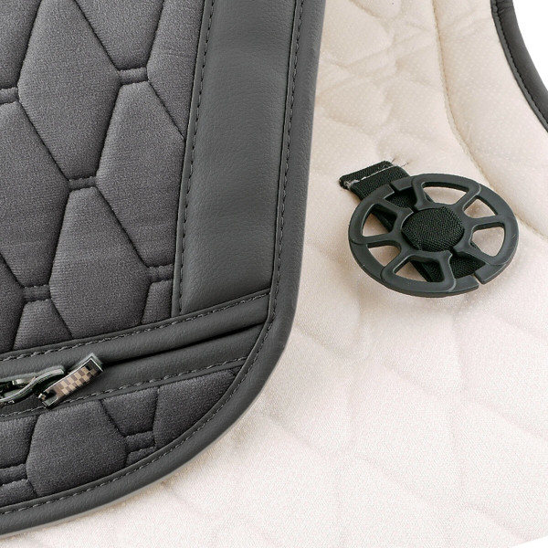 Комплект премиум накидок для сидений BELTEX New York, Black (BX84100)