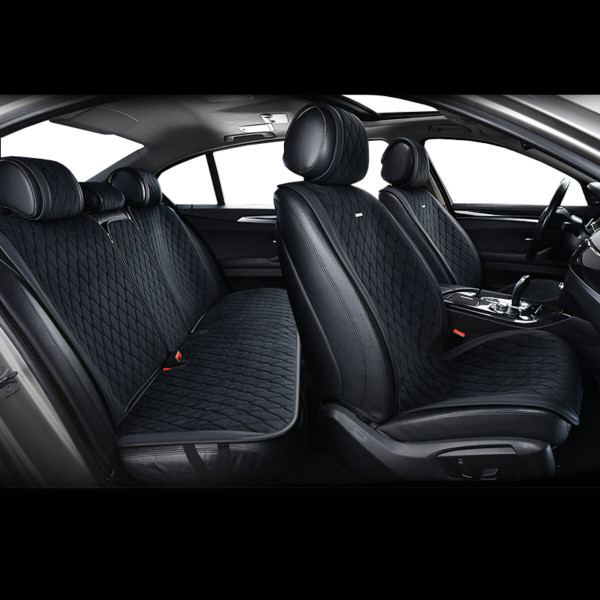 Комплект премиум накидок для сидений BELTEX New York, Black (BX84100)