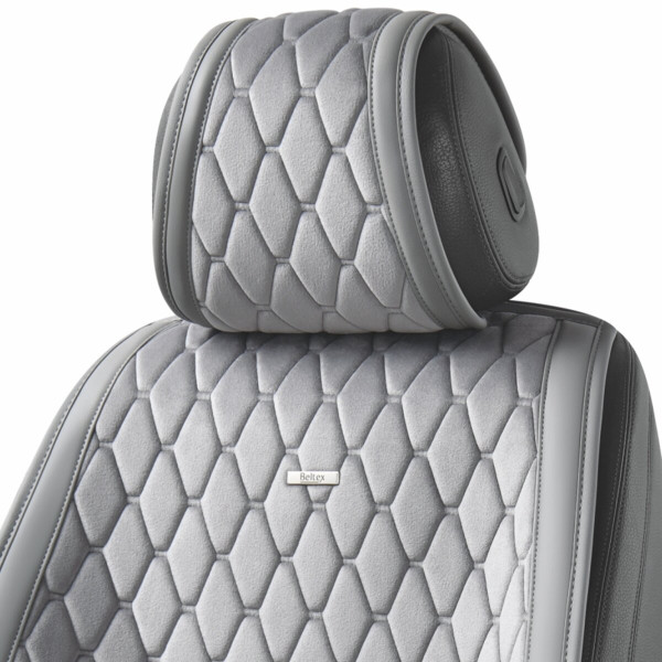 Комплект премиум накидок для сидений BELTEX New York, Grey (BX84200)