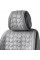 Комплект премиум накидок для сидений BELTEX Chicago, Grey (BX85200)