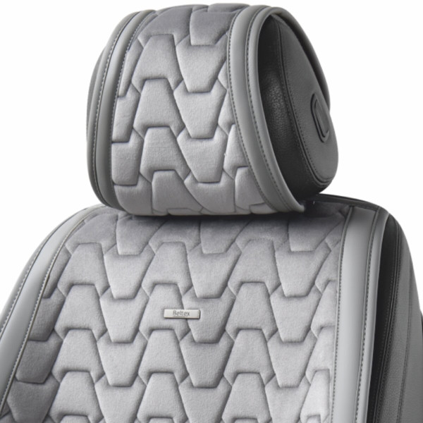 Комплект премиум накидок для сидений BELTEX Chicago, Grey (BX85200)