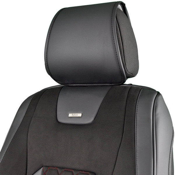Комплект 3D чехлов для передних сидений Beltex Montana, Black-Red