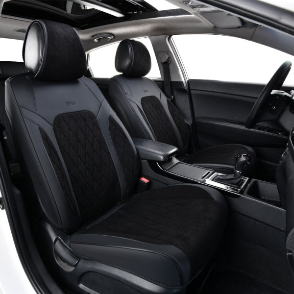 Комплект 3D чехлов для передних сидений Beltex Malibu, Black