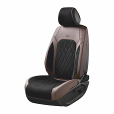 Комплект 3D чехлов для сидений Beltex Malibu, Black-Brown