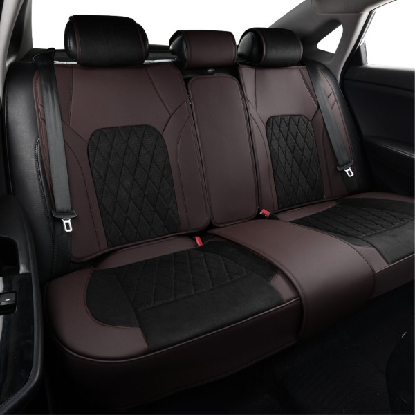 Комплект 3D чехлов для сидений Beltex Malibu, Black-Brown