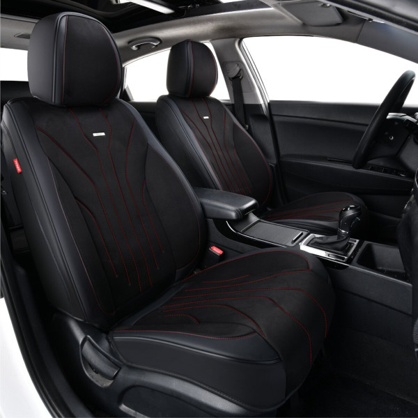 Комплект 5D чехлов для передних сидений Beltex Sierra, Black-Red
