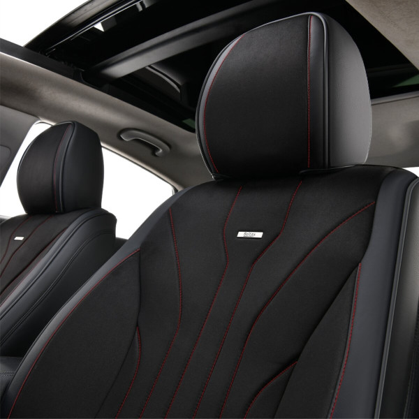 Комплект 5D чехлов для передних сидений Beltex Sierra, Black-Red