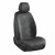 Комплект премиум накидок для сидений CarLife Sport, Black