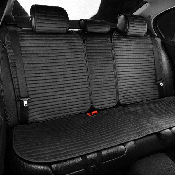 Комплект премиум накидок для сидений CarLife Sport, Black