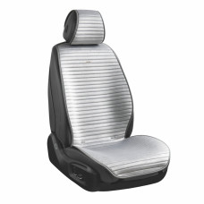 Комплект премиум накидок для передних сидений CarLife Sport, Grey