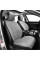 Комплект премиум накидок для передних сидений CarLife Sport, Grey