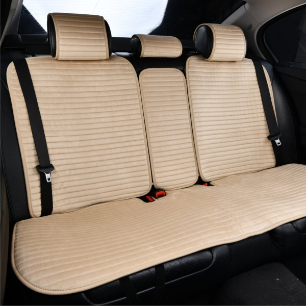 Комплект премиум накидок для сидений CarLife Sport, Biege