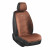 Комплект премиум накидок для сидений CarLife Sport, Coffee