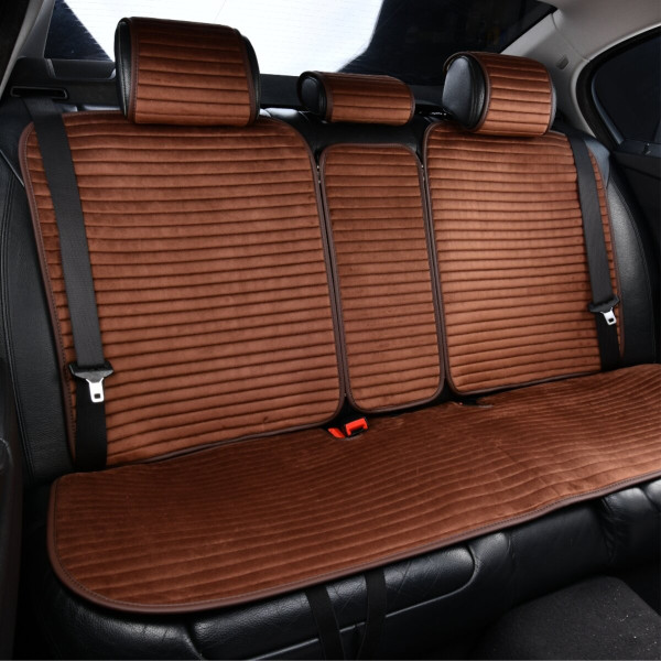 Комплект премиум накидок для сидений CarLife Sport, Coffee
