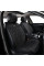 Комплект премиум накидок для передних сидений CarLife Racer, Black