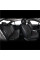 Комплект премиум накидок для сидений CarLife Racer, Black