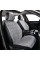 Комплект премиум накидок для передних сидений CarLife Racer, Grey