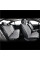 Комплект премиум накидок для сидений CarLife Racer, Grey