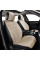 Комплект премиум накидок для передних сидений CarLife Racer, Biege