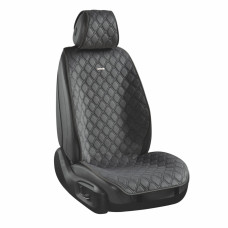 Комплект премиум накидок для передних сидений CarLife Turbo, Black
