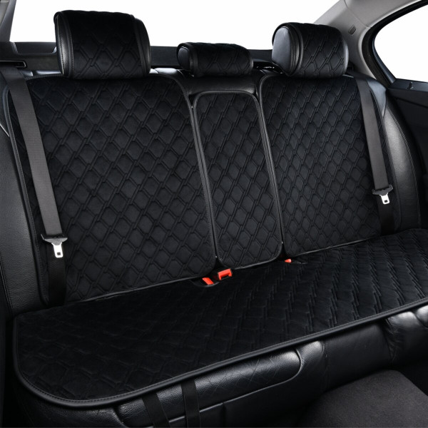 Комплект премиум накидок для сидений CarLife Turbo, Black