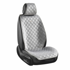 Комплект премиум накидок для передних сидений CarLife Turbo, Grey