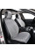 Комплект премиум накидок для передних сидений CarLife Turbo, Grey