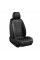 Комплект премиум накидок для сидений CarLife Nitro, Black