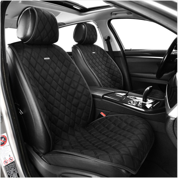 Комплект премиум накидок для сидений CarLife Nitro, Black