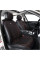 Комплект премиум накидок для передних сидений CarLife Nitro, Black-Red