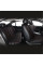 Комплект премиум накидок для сидений CarLife Nitro, Black-Red