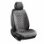 Комплект премиум накидок для передних сидений CarLife Nitro, Grey