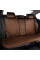 Комплект премиум накидок для сидений CarLife Nitro, Coffee
