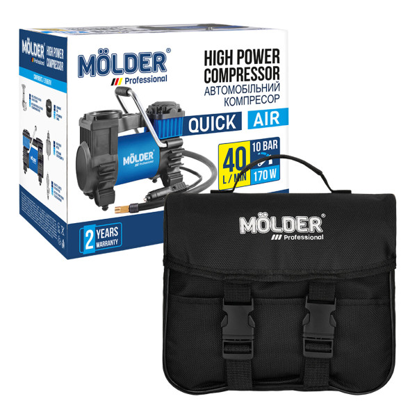 Компрессор автомобильный Molder Quick Air 170Вт 10Атм 40л/мин