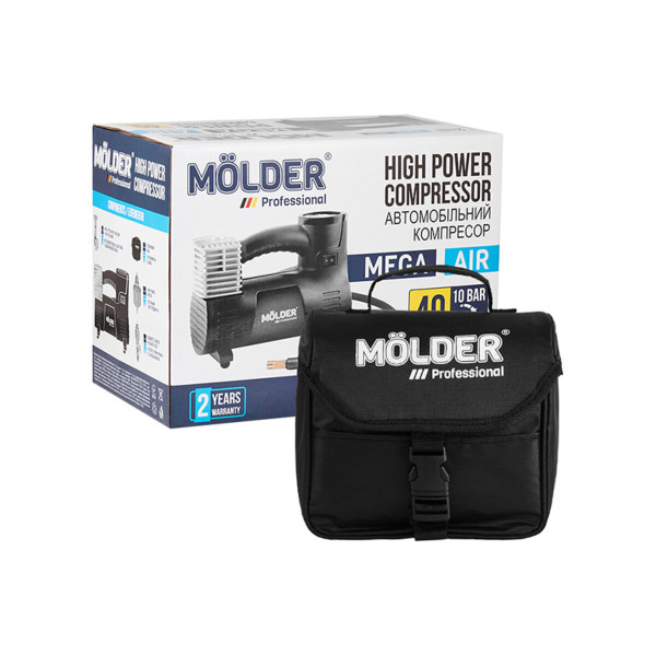 Автомобильный компрессор Molder Mega Air 10 Атм 40 л/мин 170 Вт (5905325514506)