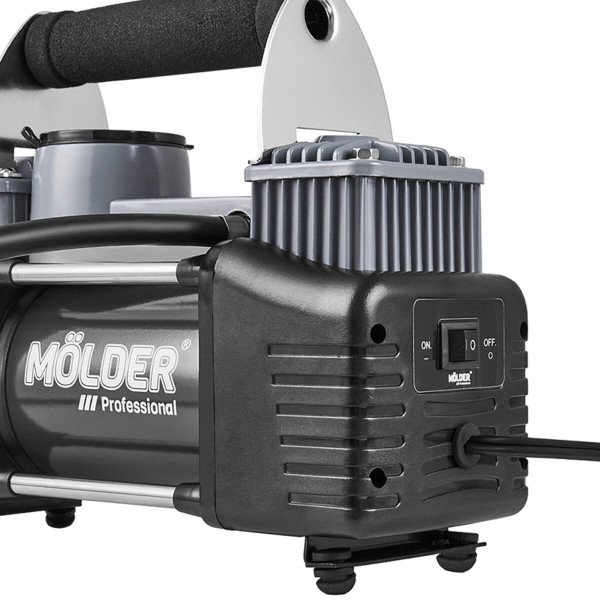 Компрессор автомобильный Molder Master Air 10 Атм 90 л/мин 360 Вт с зажимами АКБ (5905325514520)