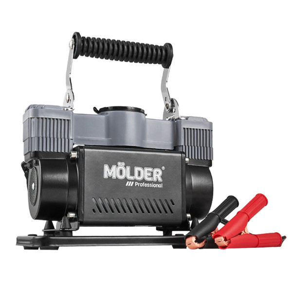 Двухпоршневой автомобильный компрессор Molder Turbo Air 10 Атм 90 л/мин 380 Вт (5905325514537)