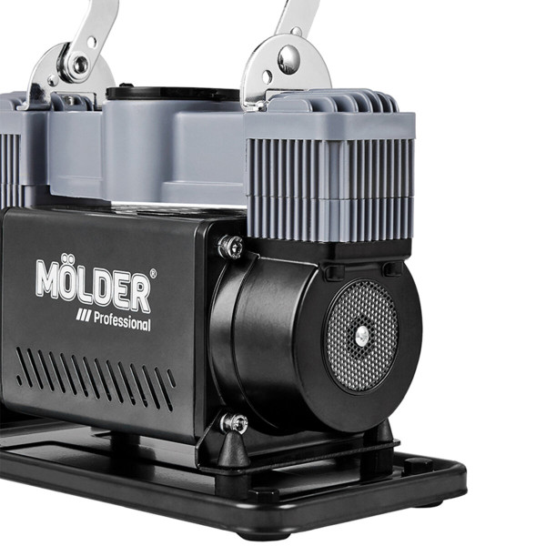 Двухпоршневой автомобильный компрессор Molder Turbo Air 10 Атм 90 л/мин 380 Вт (5905325514537)