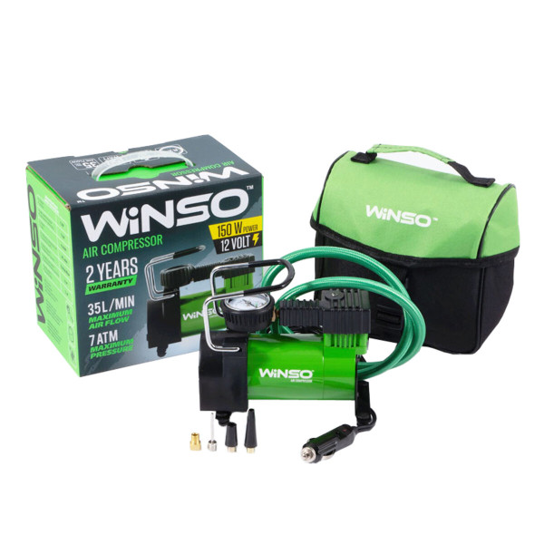 Автокомпрессор Winso 121000 7 Атм 35 л/мин 150 Вт (5907648383937)