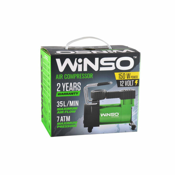 Автокомпрессор Winso 121000 7 Атм 35 л/мин 150 Вт (5907648383937)