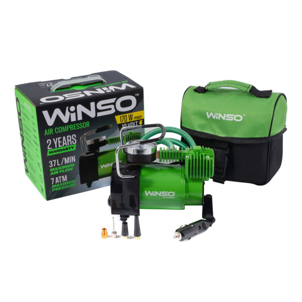 Автокомпрессор Winso 123000 7 Атм 37 л/мин 170 Вт (5907648383951)