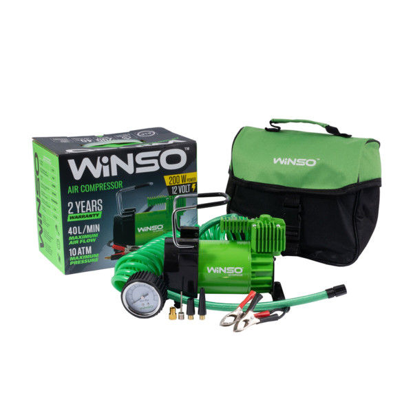 Автокомпресор Winso 126000 10 Атм 40 л/хв 200 Вт (5907648383982)