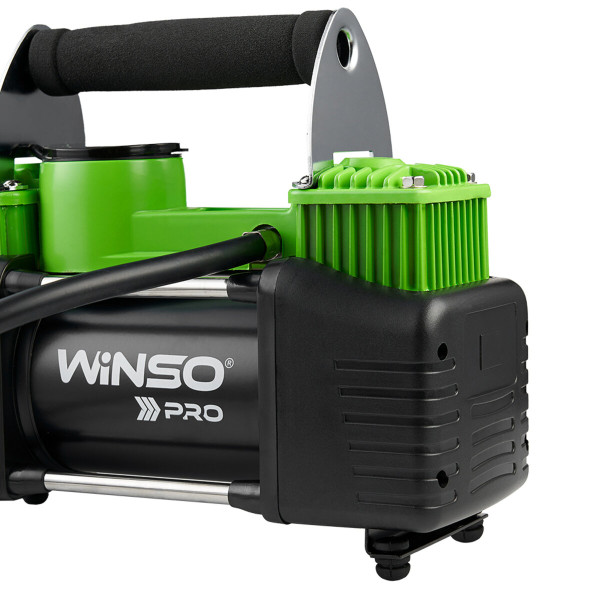 Автокомпрессор Winso Pro Heavy Duty 136000 10 Атм 90 л/мин 360 Вт с зажимами АКБ
