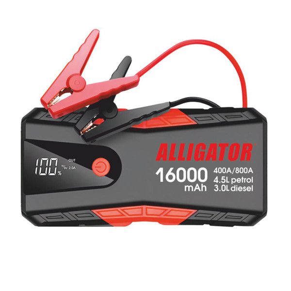 Пусковое устройство Alligator JS840 400A/800A 16000mAh