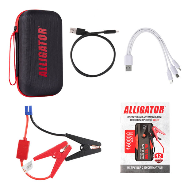 Пусковое устройство Alligator JS840 400A/800A 16000mAh