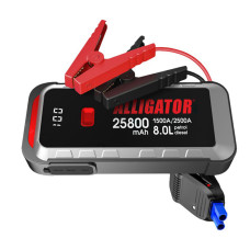 Бустер (пусковое устройство) Alligator JS847 Jump Starter 1500A/2500A 25800mAh со Smart-клемами