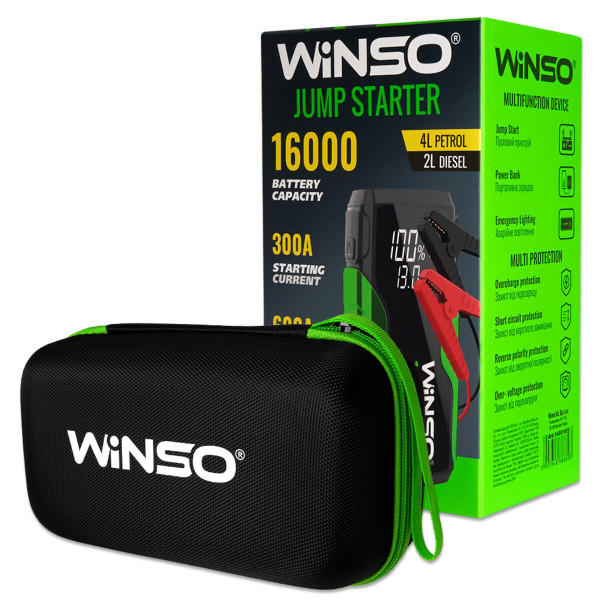 Пусковое устройство Winso 140310 300A/600A 16000mAh