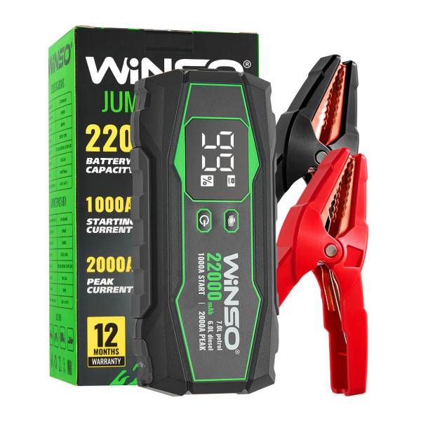Пусковое устройство Winso 141000 1000A/2000A 22000mAh