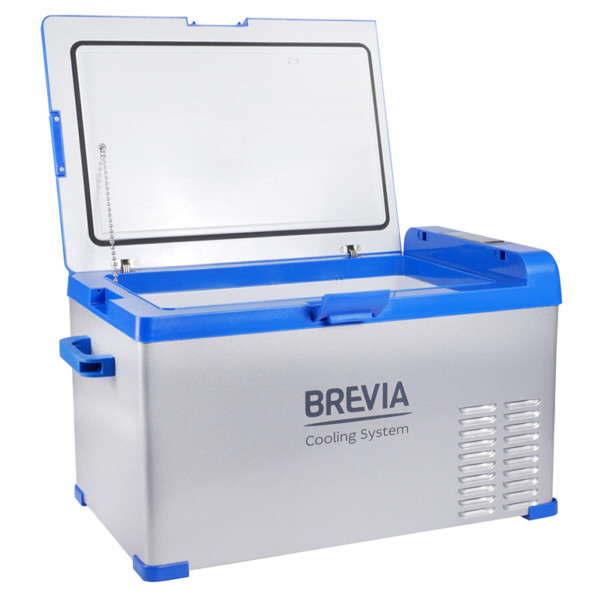 Портативный автомобильный холодильник Brevia 30л (22410)